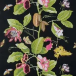 Обои - Boussac - 
WALLPAPER NAKAI Black - W4864007