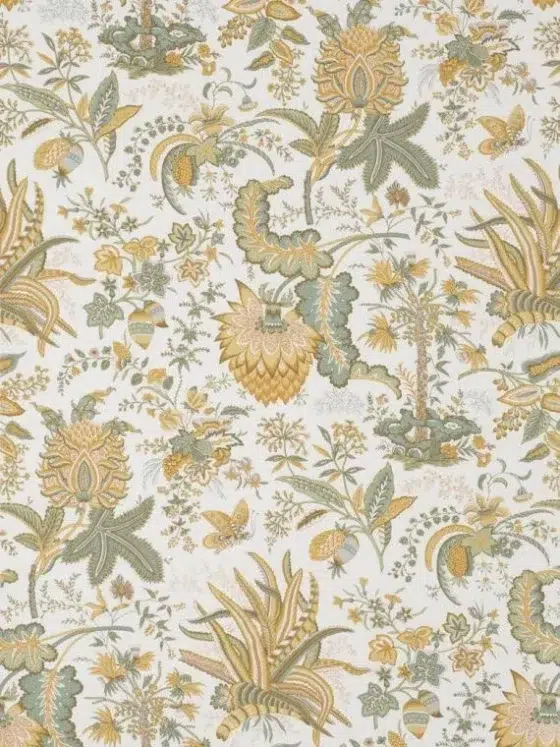 Обои - Braquenié -
WALLPAPER MARQUIS DE SEIGNELAY Ochre/Green - BP208001
