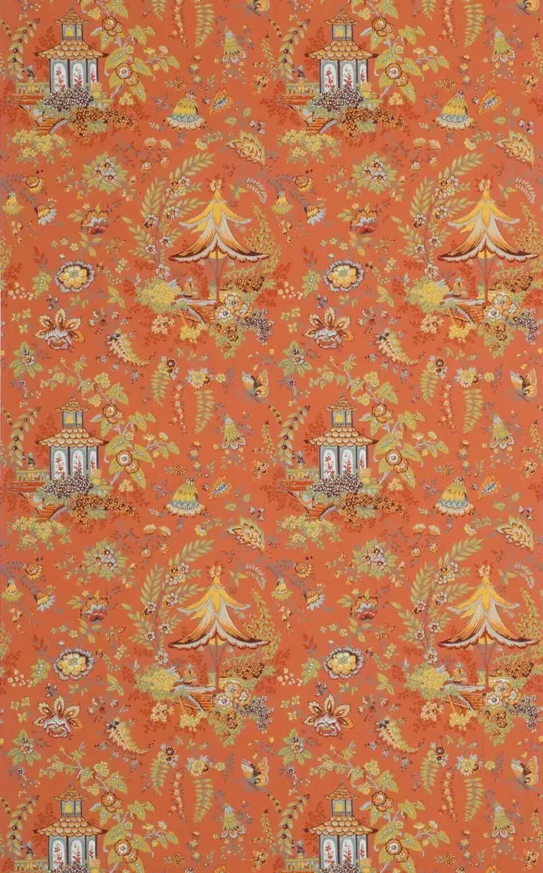 Обои — Boussac — WALLPAPER GASAKI Red Curry — W4516003