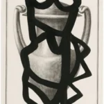 Обои - Pierre Frey - 
AMPHORE 02 Encre - FP572001