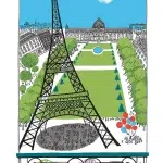 Обои — Pierre Frey — LA DAME DE FER Jardin — FP988001