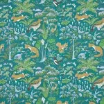 Обои — Pierre Frey — EN FORET Turquoise — FP096002