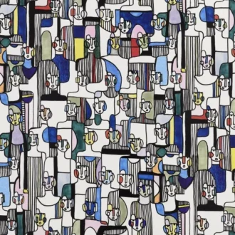 Обои - Pierre Frey - 
LES MODELES Multicolore - FP871002