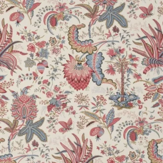 Обои - Braquenié - 
WALLPAPER MARQUIS DE SEIGNELAY Blue/Pink - BP208003