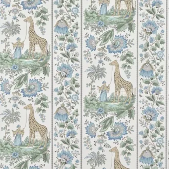 Обои - Pierre Frey -
ISMAELIA Bleu Aqua - FP954001