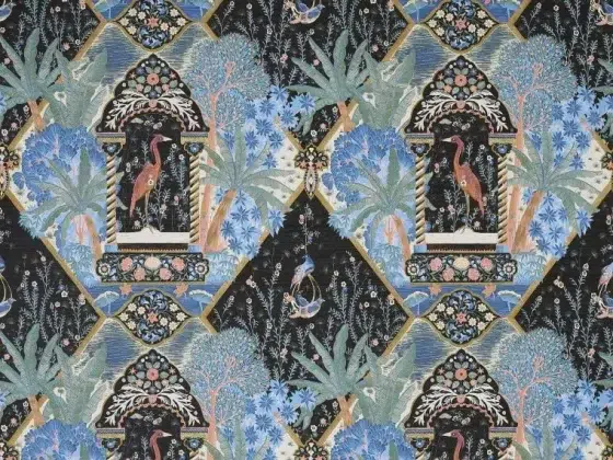 Обои - Pierre Frey -
KALAMKARI Nuit - FP844002