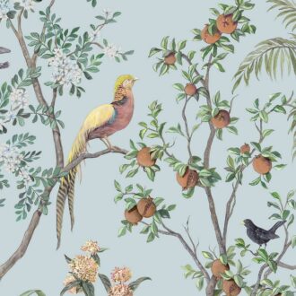 Обои - Nobilis - MARIE HARTIG - PAINTED WORLDS Pomegranate - MHP81