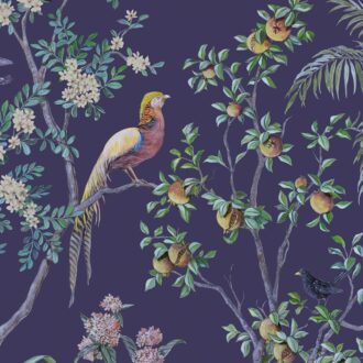 Обои - Nobilis - MARIE HARTIG - PAINTED WORLDS Pomegranate - MHP82