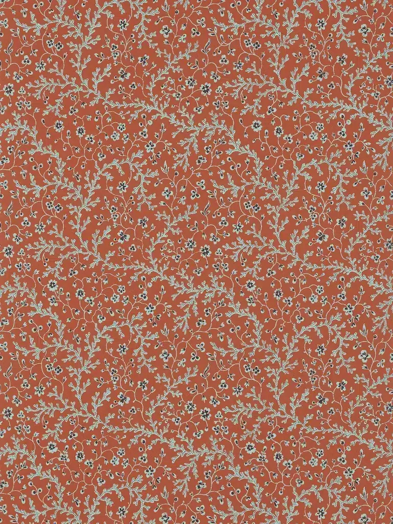 Обои — Pierre Frey — FLEURS DE CORAIL Terracotta — FP787003