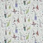 Обои - Pierre Frey - 
LES LAPINS DE CHARLOTTE Multicolore - FP811001