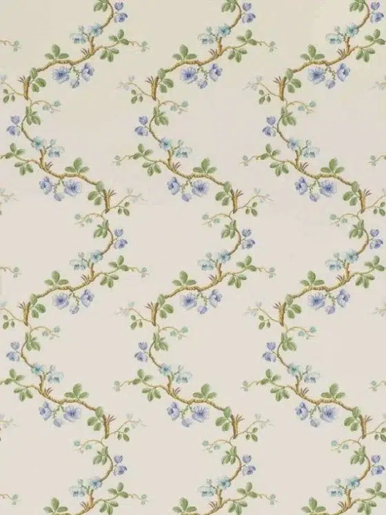 Обои - Pierre Frey - 
WALLPAPER SANS PAPILLONS Bleu - FP168003