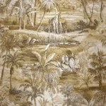 Обои - Pierre Frey - 
SAFARI Ocre - FP101001