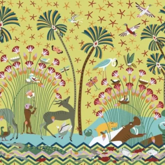 Обои - Pierre Frey - 
LA FAUNE ET LA FLORE Tropical - FP894001