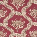 Обои — Pierre Frey — WALLPAPER LES PANIERS FLEURIS Rose Ancien — FP160002