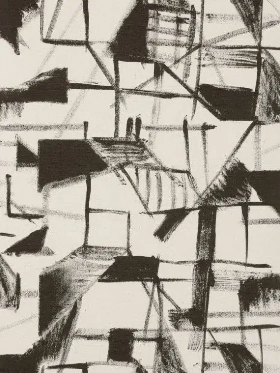 Обои - Pierre Frey - 
SUMI Noir - FP557001