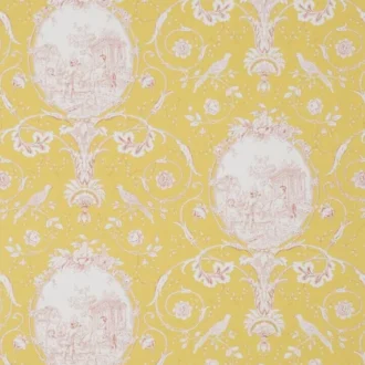 Обои - Braquenié - 
WALLPAPER LA FONTAINE Ochre Red - BP206006