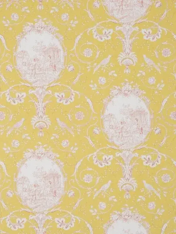 Обои - Braquenié -
WALLPAPER LA FONTAINE Ochre Red - BP206006