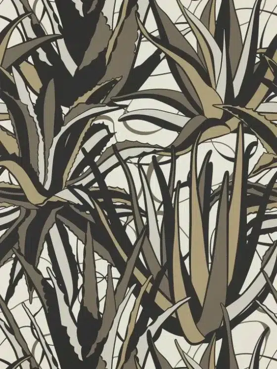 Обои - Pierre Frey -
AGAVES Fusain - FP785001
