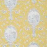 Обои - Braquenié - 
WALLPAPER LA FONTAINE Yellow Blue - BP206005