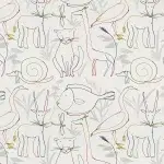 Обои — Pierre Frey — BESTIAIRE ENCHANTE Multicolore — FP835001
