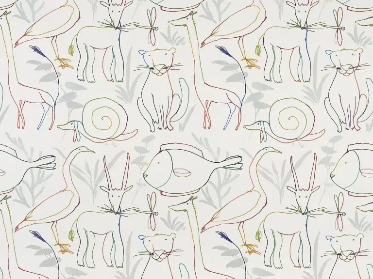 Обои — Pierre Frey — BESTIAIRE ENCHANTE Multicolore — FP835001