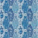 Обои — Le manach — BATIK RAISIN Bleu — LP105004