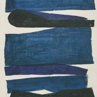Обои - Pierre Frey - 
OBSIDIENNE Indigo - FP560001