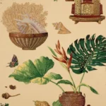 Обои - Boussac - 
WALLPAPER JAMAICA Yellow - W4928002