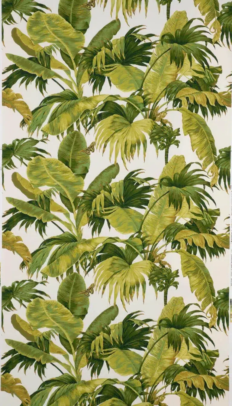 Обои — Boussac — WALLPAPER BANANIER Olive — W4630A03
