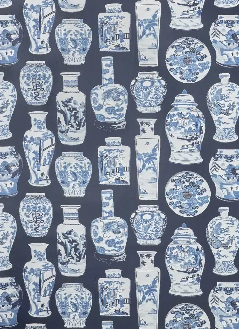 Обои — Pierre Frey — QINGHUA PETIT Indigo — FP045001