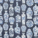 Обои - Pierre Frey - 
QINGHUA PETIT Indigo - FP045001