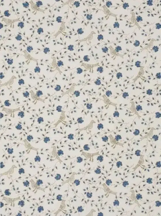 Обои - Braquenié -
WALLPAPER BENGALI Old Blue - BP203004