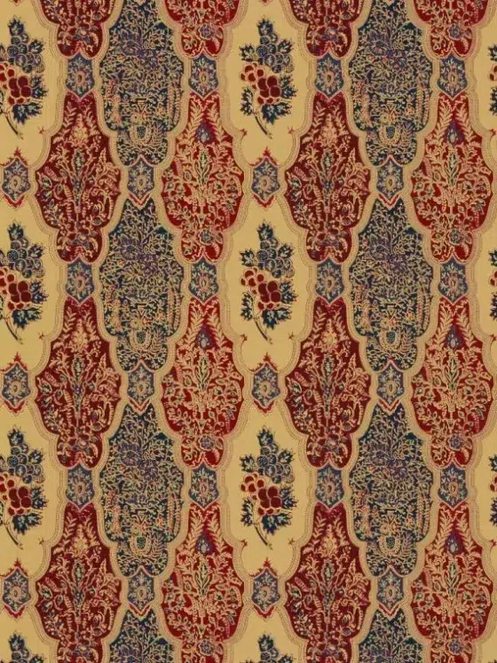 Обои - Le manach - 
BATIK RAISIN Rouge - LP105005
