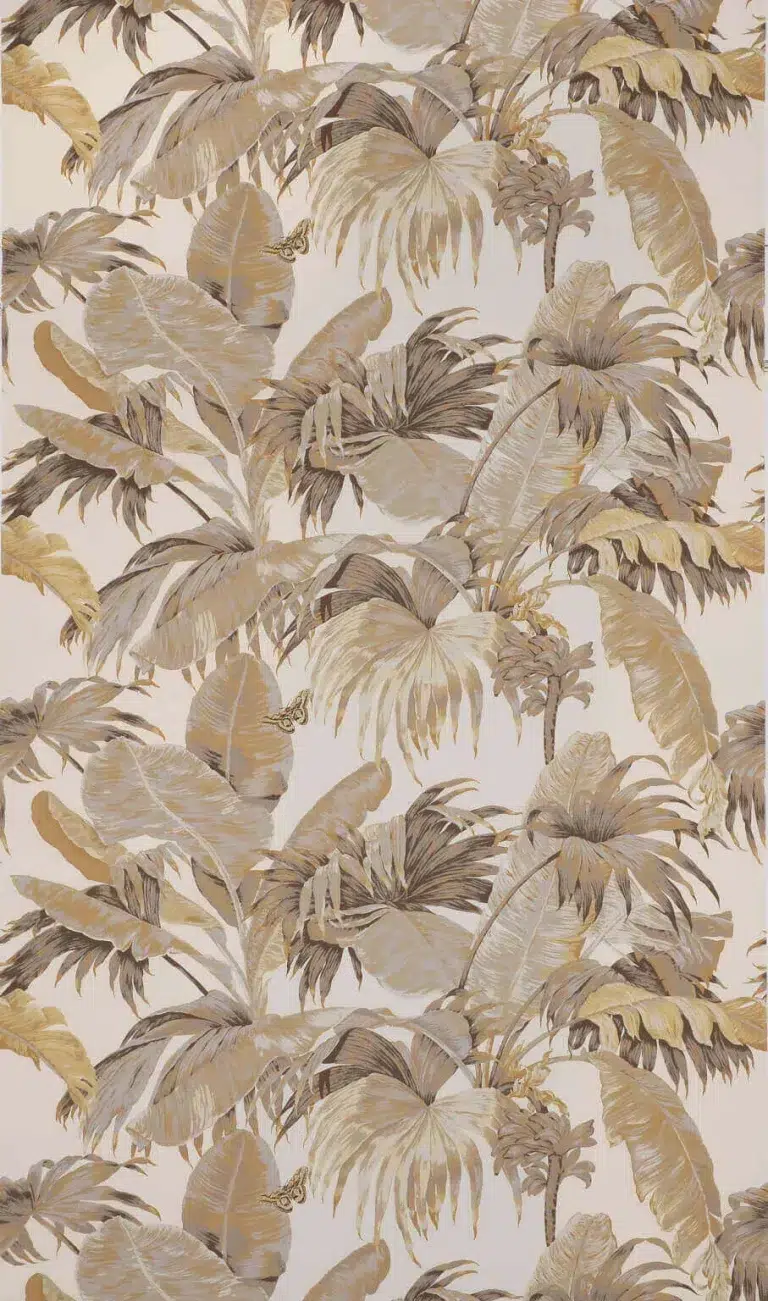 Обои — Boussac — WALLPAPER BANANIER Gold Beige — W4630A02