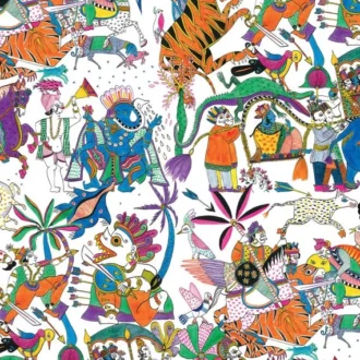 Обои - Pierre Frey - 
GANESH Multicolore - FP483001