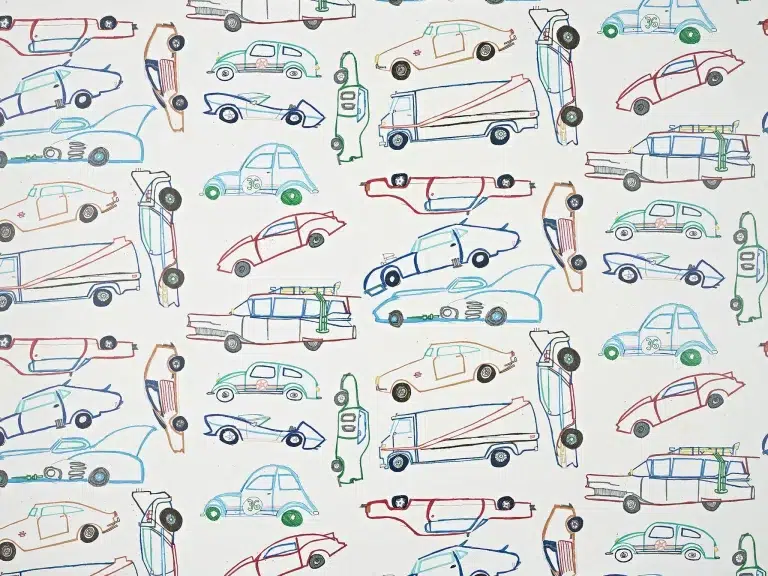 Обои — Pierre Frey — LES BOLIDES DE STANISLAS Multicolore — FP808001