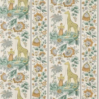 Обои - Pierre Frey - 
ISMAELIA Miel Celadon - FP954003