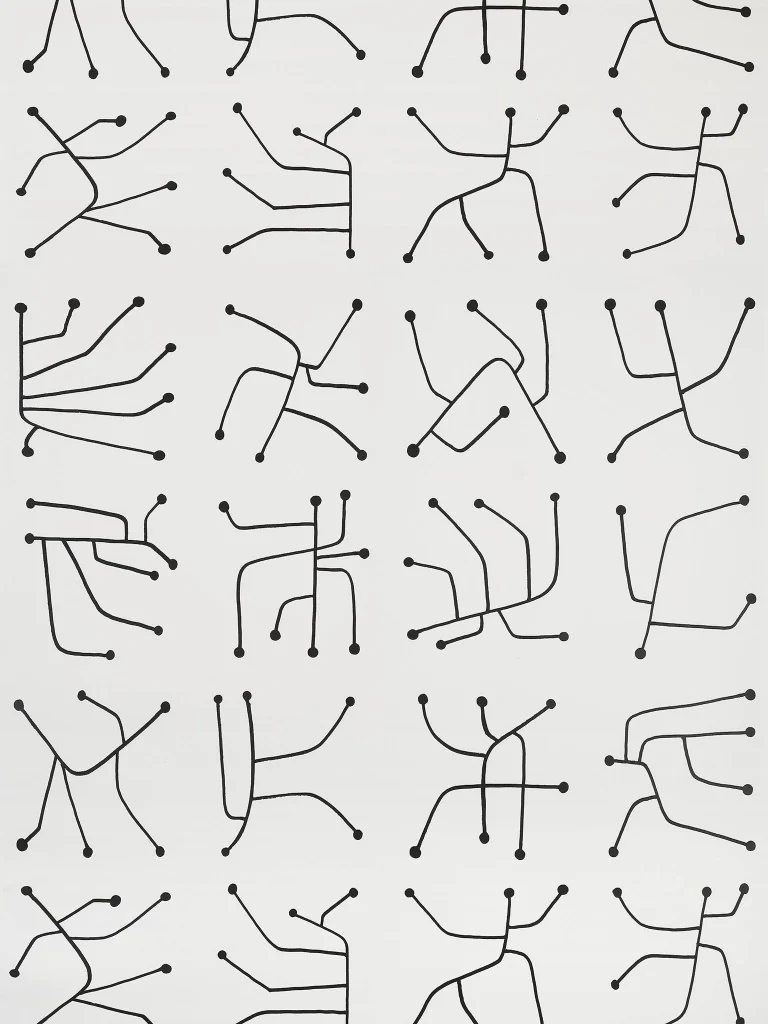 Обои — Pierre Frey — VRILLETTE Charbon — FP782002