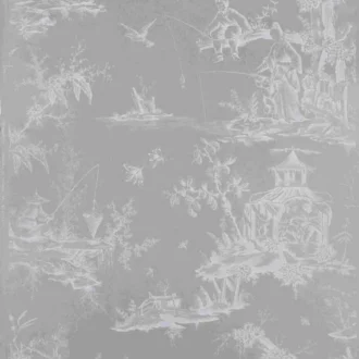 Обои - Boussac - 
WALLPAPER KANAWA Icy White - W4515B08