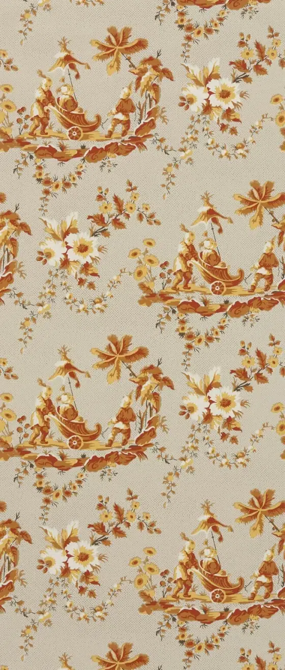 Обои — Le manach — LE CHARIOT CHINOIS Beige — LP100003