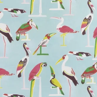 Обои - Pierre Frey -
LES OISEAUX PERCHES Bleu Ci - FP768001