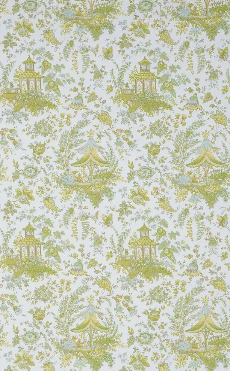 Обои — Boussac — WALLPAPER GASAKI Lime Green — W4516001