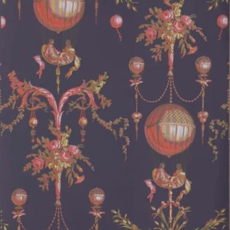 Обои - Braquenié - 
WALLPAPER LA ROZIERE - FOND UNI Noir - BP300002