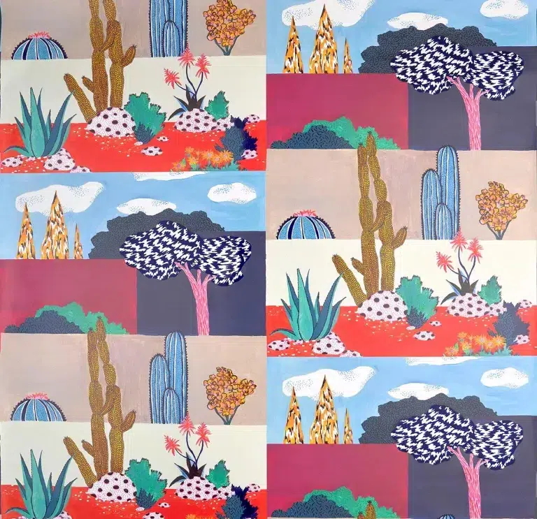 Обои — Pierre Frey — RIAD Multicolore — FP002001