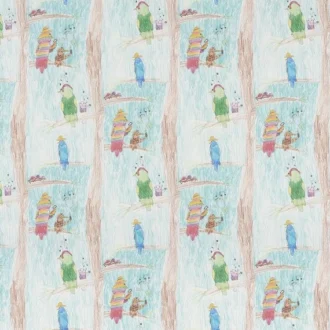 Обои - Pierre Frey -
LES PERROQUETS D'AVA Multicolore - FP832001