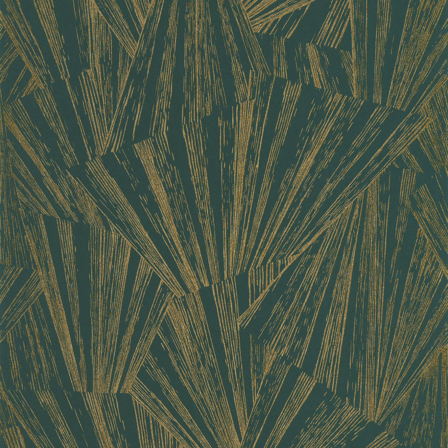 Обои — Casadeco — 1930 — 1930 eclat foil — Vert/or (арт. 85747507)