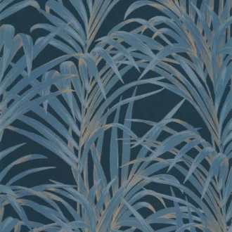 Обои - Casadeco - 1930 - Louise fougeres - Bleu or (арт. 28926327)