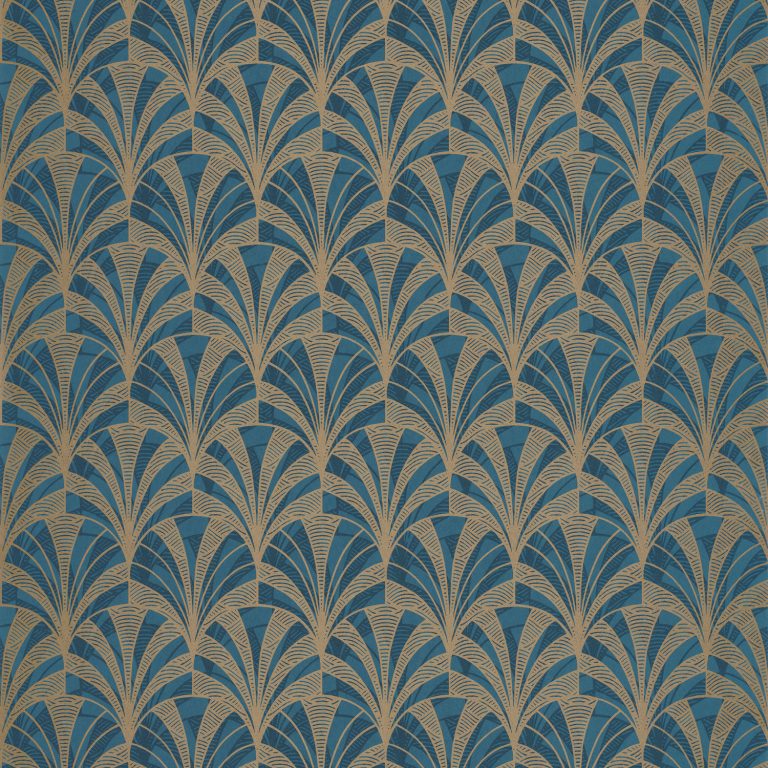 Обои Casadeco 1930 1930 palmette Bleu (арт. 85736313)