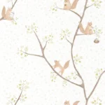 Обои - Casadeco - ROSE & NINO CASADECO - Rose & nino oscar - Vert (арт. 85617110)