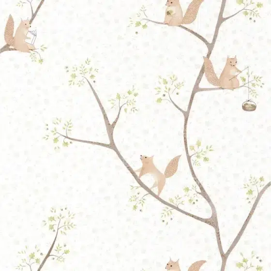Обои - Casadeco - ROSE & NINO CASADECO - Rose & nino oscar - Vert (арт. 85617110)